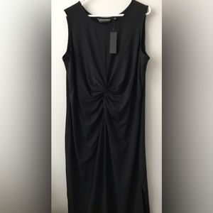 BROOKE SHIELDS Timeless Petite Sleeveless Maxi Dress  Twist - black 1XP a349676